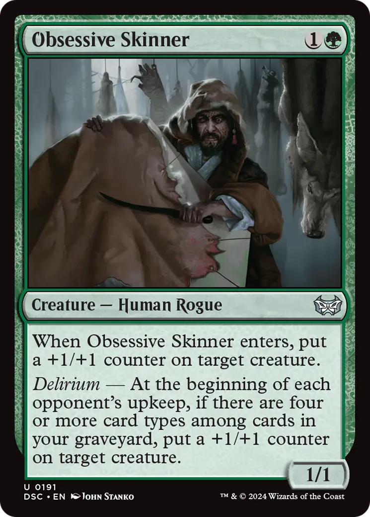 Obsessive Skinner [Duskmourn: House Of Horror Commander] 1