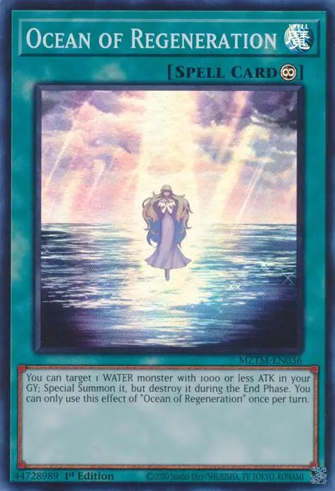 Ocean Of Regeneration [Mztm-En036] Super Rare 1