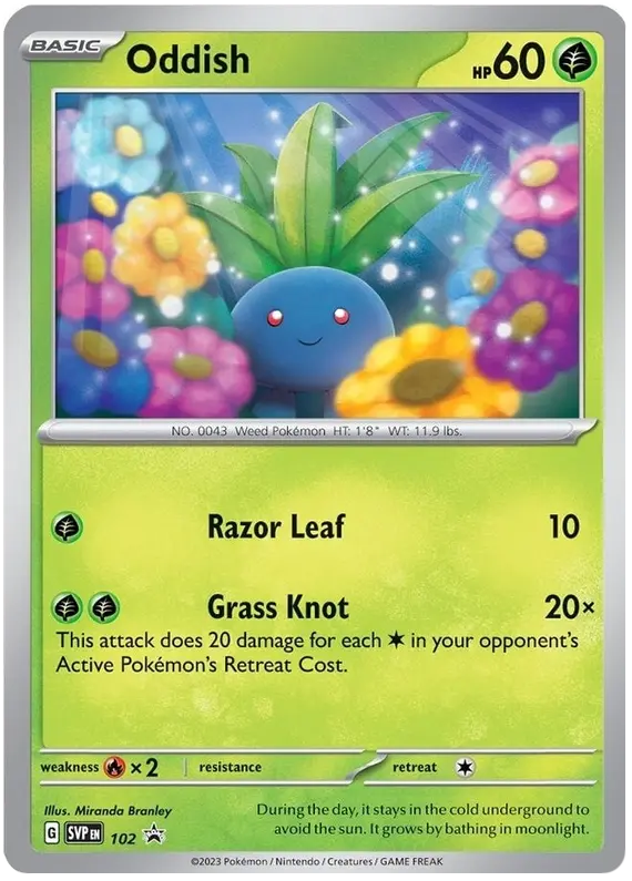 Oddish (102) [Scarlet & Violet: Black Star Promos] 1