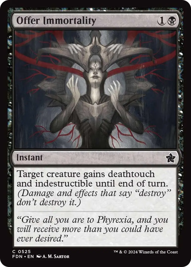 Offer Immortality [Foundations] 1