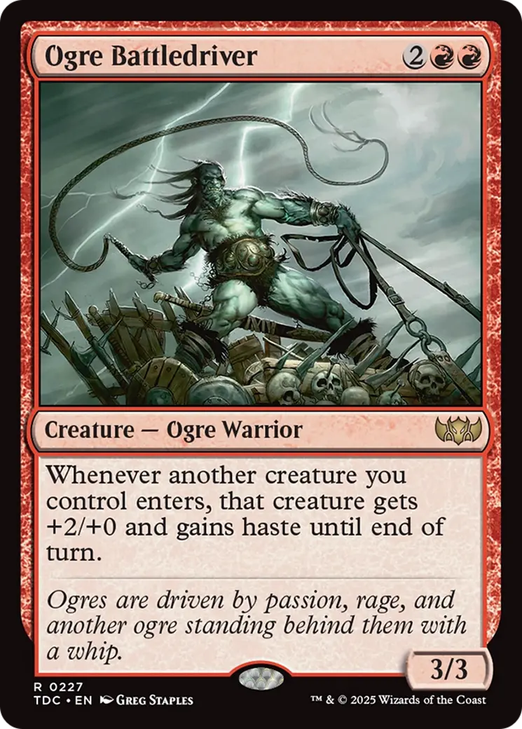 Ogre Battledriver [Tarkir: Dragonstorm Commander] 1