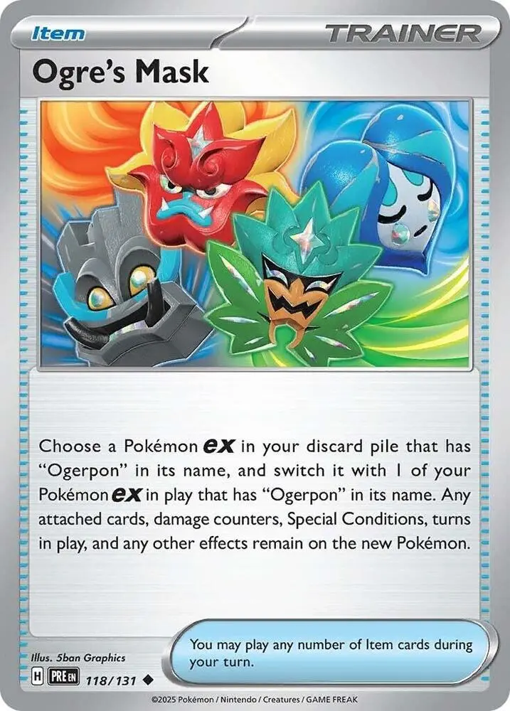 Ogre's Mask (118/131) [Scarlet & Violet: Prismatic Evolutions] 1