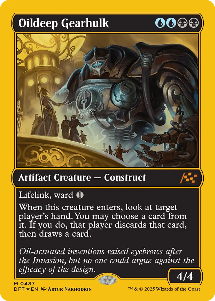 Oildeep Gearhulk (First-Place Foil) [Aetherdrift] 1
