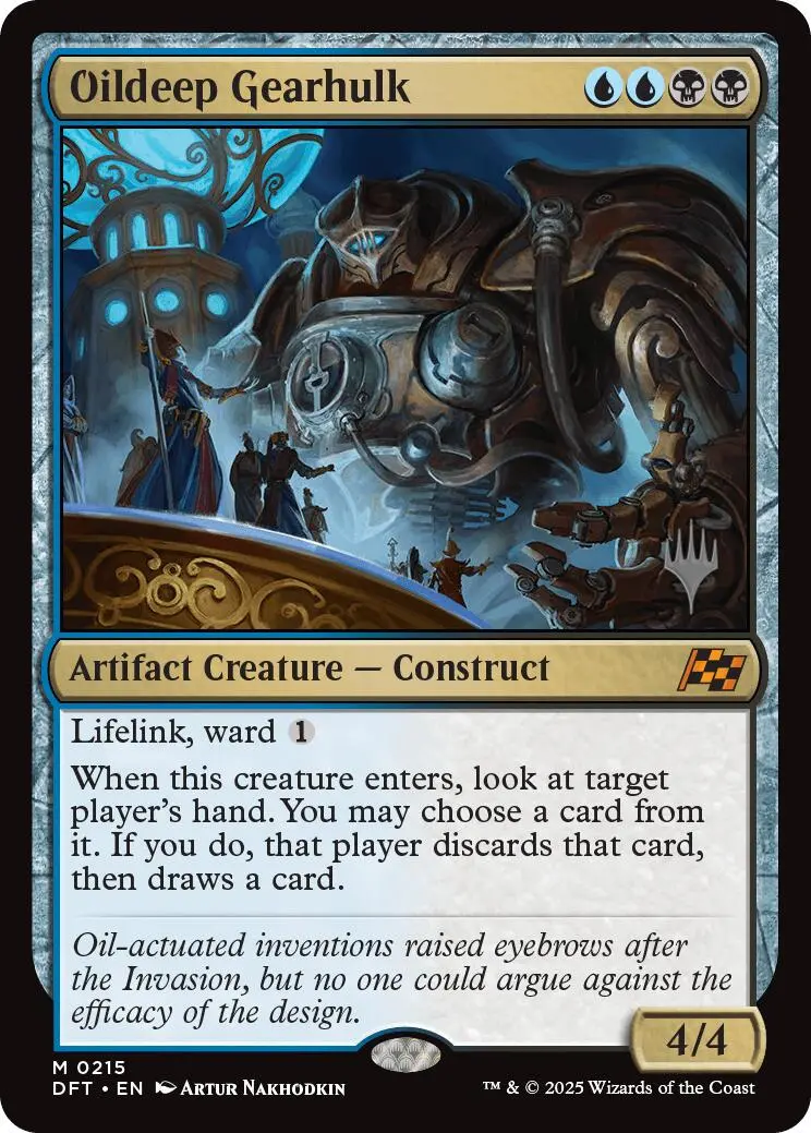 Oildeep Gearhulk (Promo Pack) [Aetherdrift Promos] 1