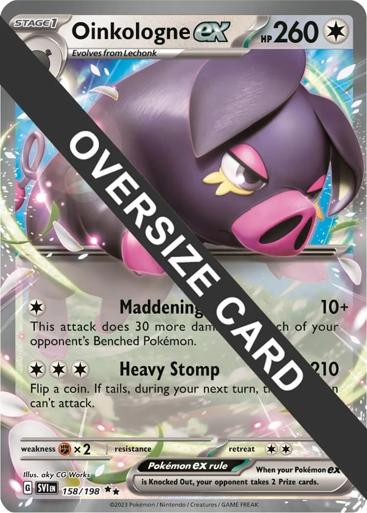 Oinkologne Ex (158/198) (Jumbo Card) [Scarlet & Violet: Black Star Promos] 1