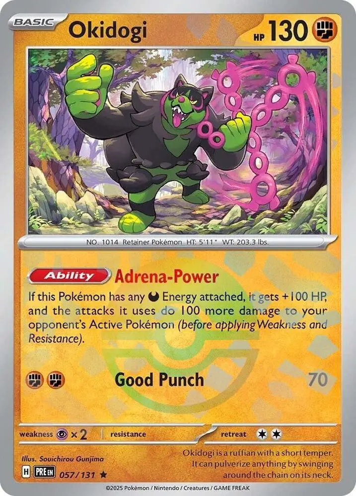 Okidogi (057/131) (Poke Ball Pattern) [Scarlet & Violet: Prismatic Evolutions] 1