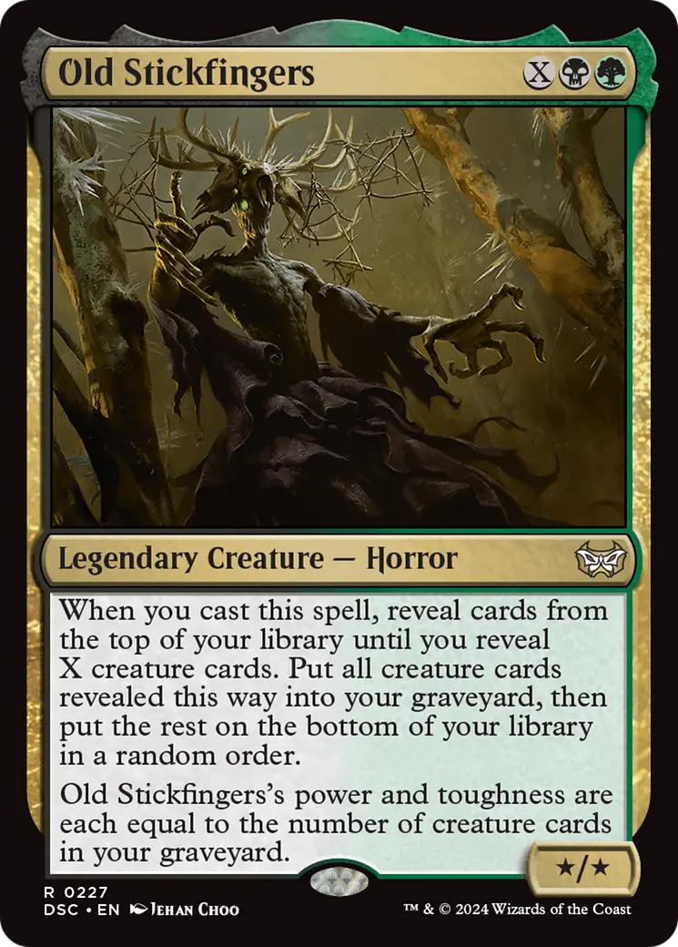 Old Stickfingers [Duskmourn: House Of Horror Commander] 1