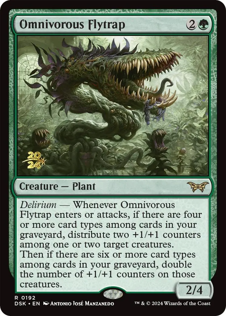 Omnivorous Flytrap [Duskmourn: House Of Horror Prerelease Promos] 1