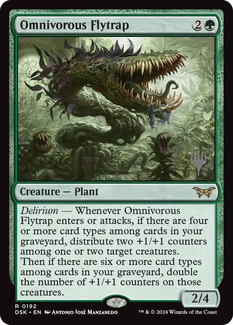 Omnivorous Flytrap [Duskmourn: House Of Horror Promos] 1