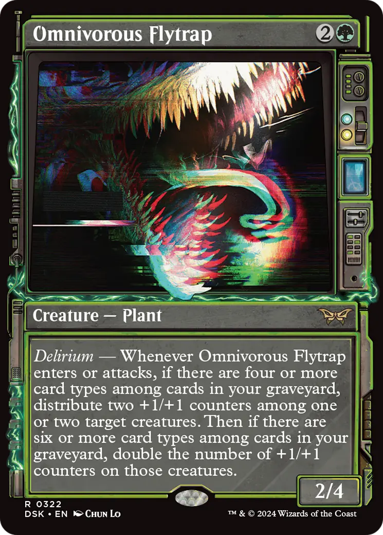 Omnivorous Flytrap (Showcase) [Duskmourn: House Of Horror] 1