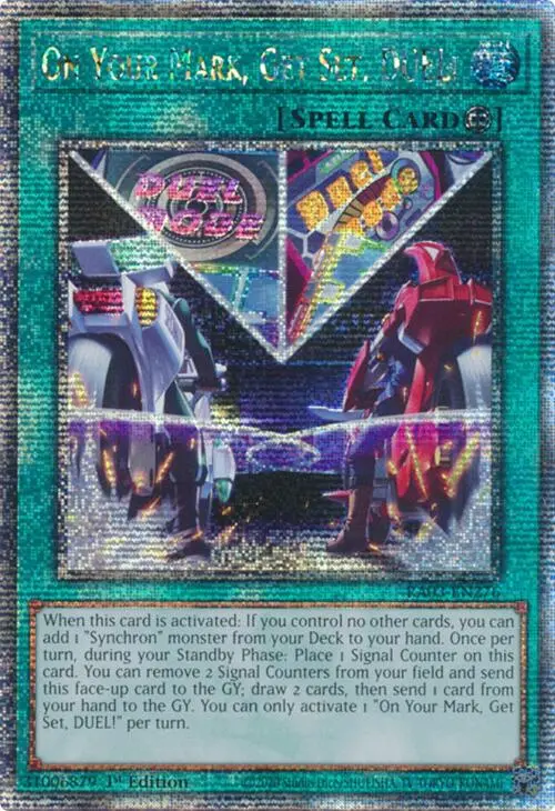 On Your Mark, Get Set, Duel! (Quarter Century Secret Rare) [Ra03-En276] Quarter Century Secret Rare 1