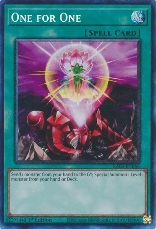 One For One (Alternate Art) (Cr) [Ra03-En056] Prismatic Collector's Rare 1