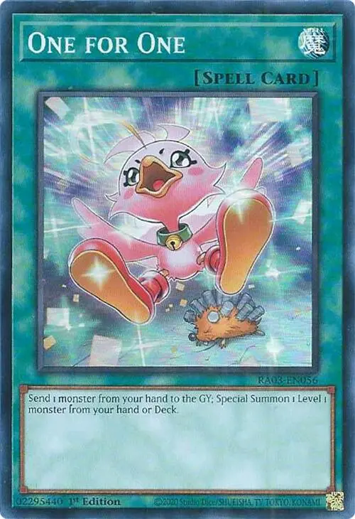 One For One (Alternate Art) [Ra03-En056] Super Rare 1