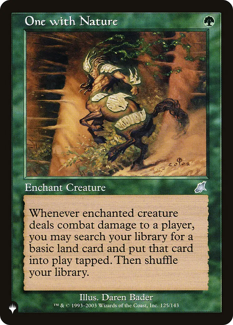 One With Nature [The List] 1