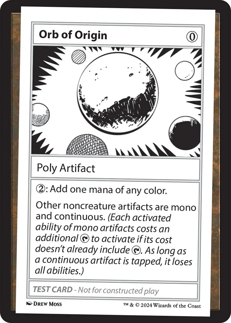 Orb Of Origin [Mystery Booster 2 Playtest Cards] 1
