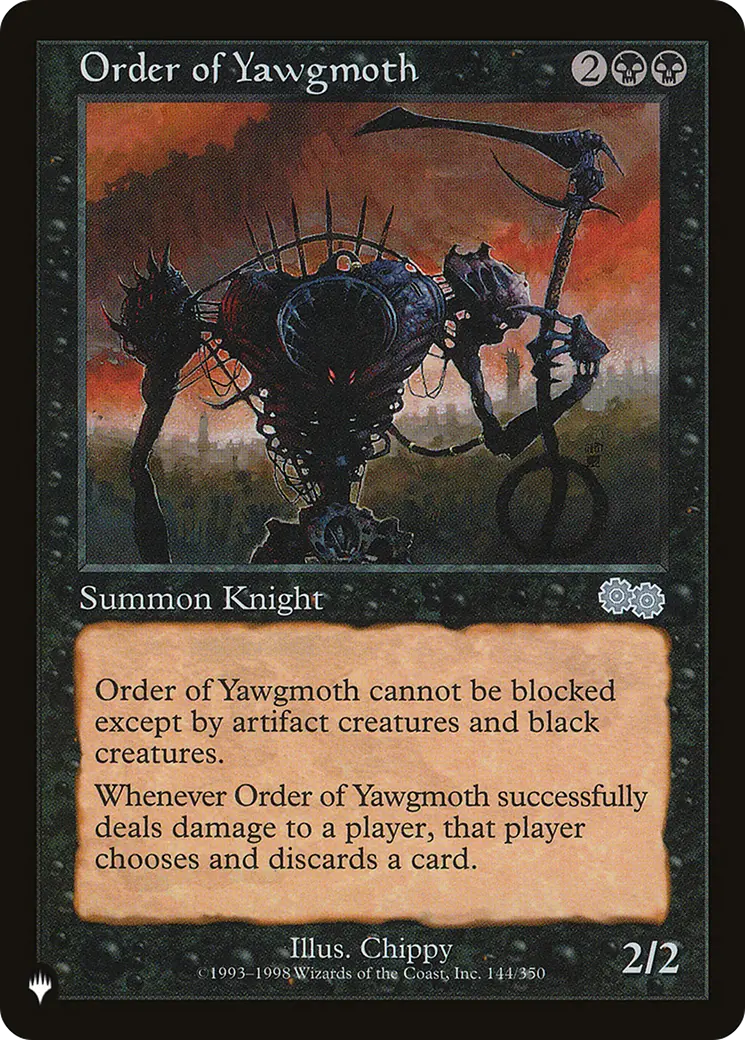 Order Of Yawgmoth (Usg) [The List] 1