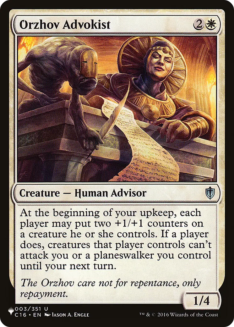Orzhov Advokist [The List] 1