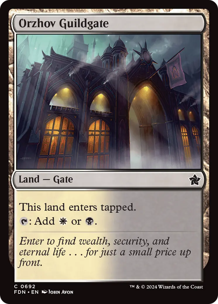 Orzhov Guildgate [Foundations] 1