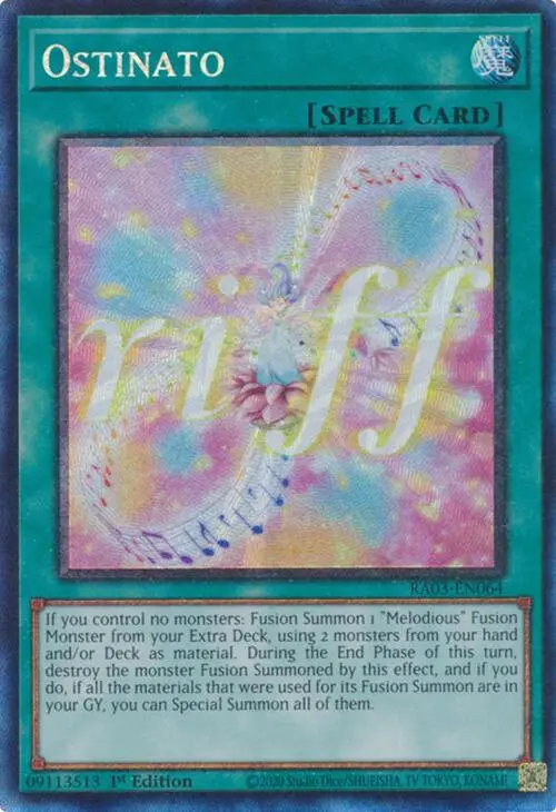 Ostinato (Cr) [Ra03-En064] Prismatic Collector's Rare 1