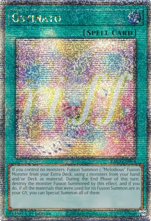 Ostinato (Quarter Century Secret Rare) [Ra03-En064] Quarter Century Secret Rare 1