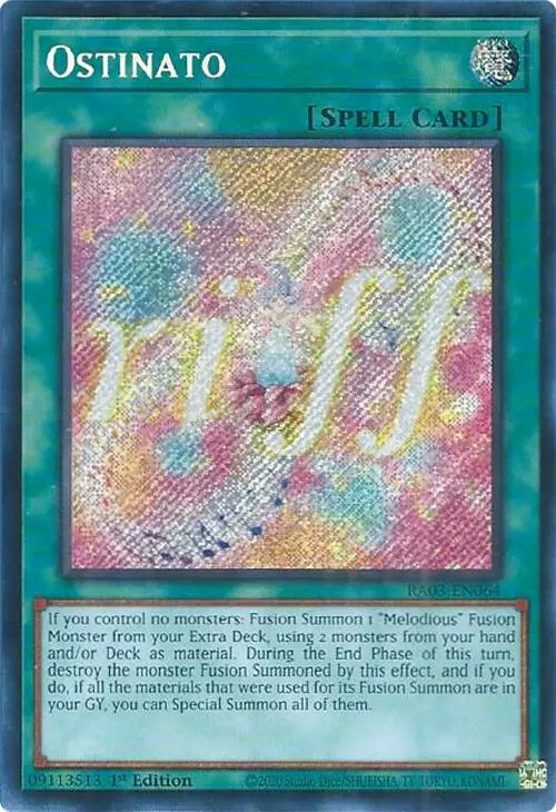 Ostinato (Secret Rare) [Ra03-En064] Secret Rare 1