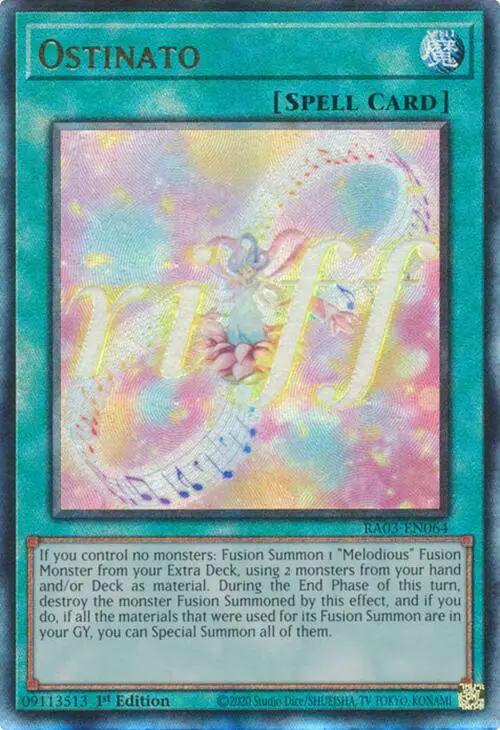 Ostinato (Utr) [Ra03-En064] Prismatic Ultimate Rare 1