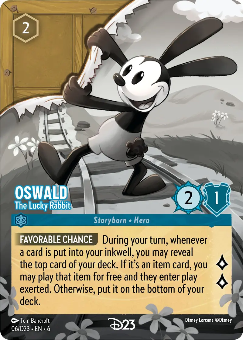 Oswald - The Lucky Rabbit (6) [D23 Promos] 1