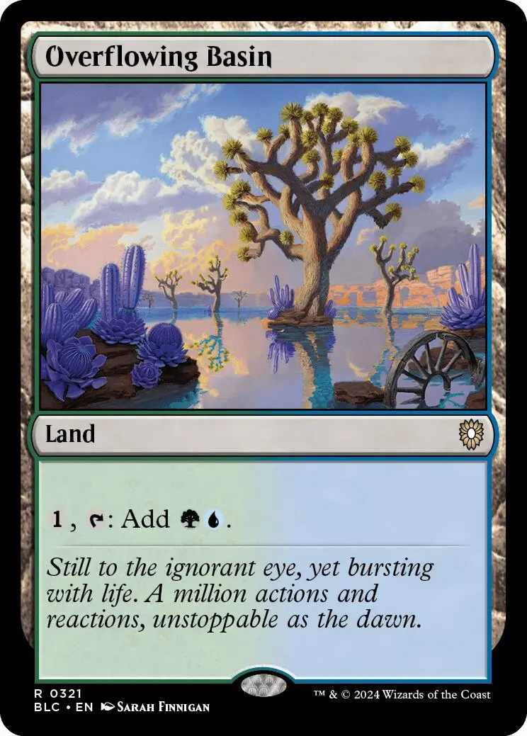 Overflowing Basin [Bloomburrow Commander] 1