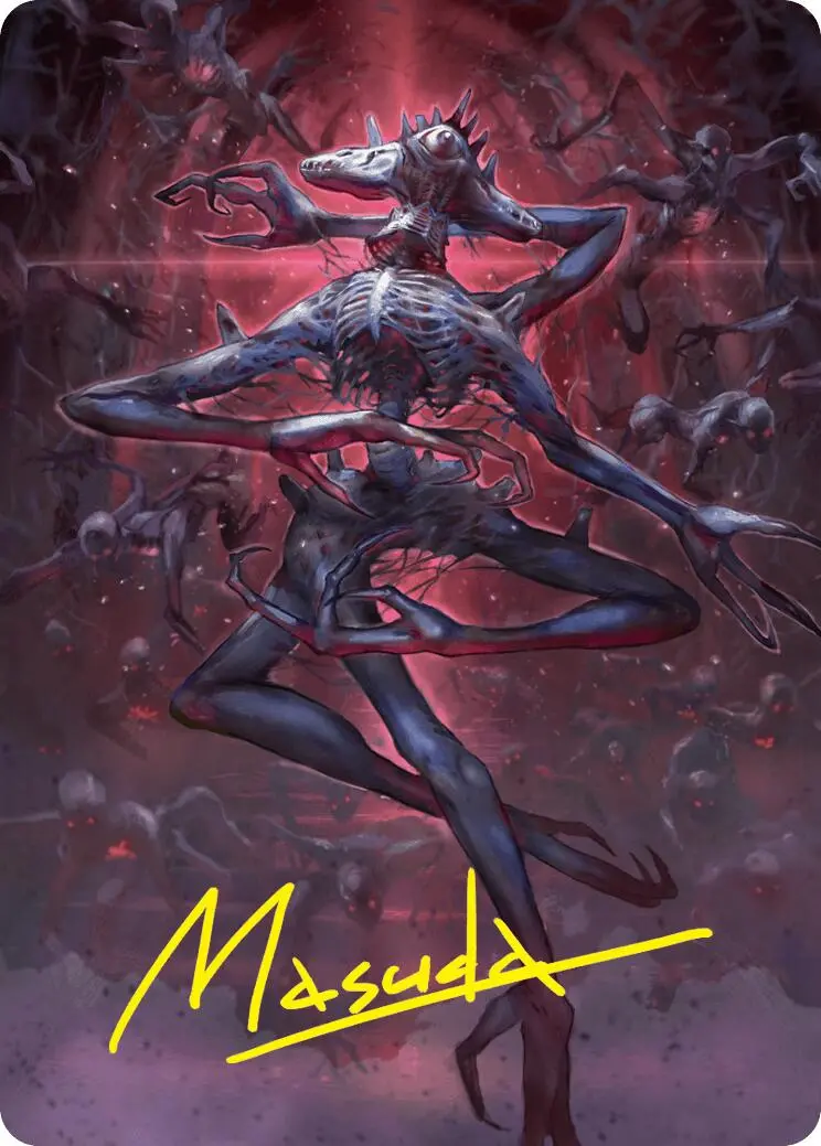 Overlord Of The Balemurk Art Card (Gold-Stamped Signature) [Duskmourn: House Of Horror Art Series] 1