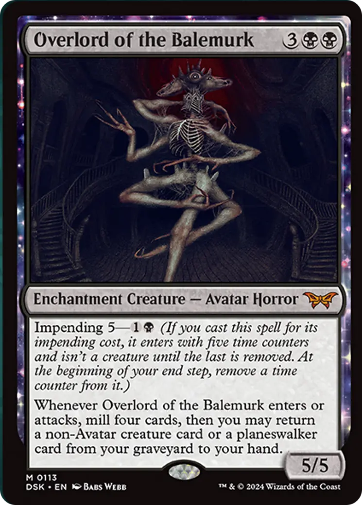Overlord Of The Balemurk [Duskmourn: House Of Horror] 1