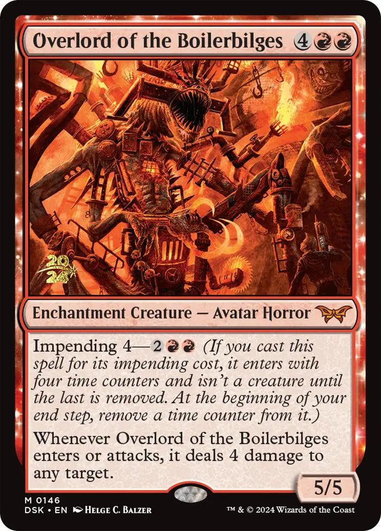 Overlord Of The Boilerbilges [Duskmourn: House Of Horror Prerelease Promos] 1