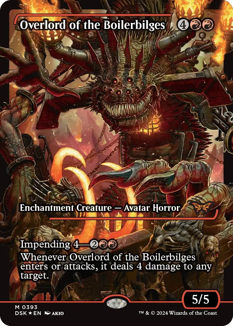 Overlord Of The Boilerbilges (Japan Showcase) [Duskmourn: House Of Horror] 1