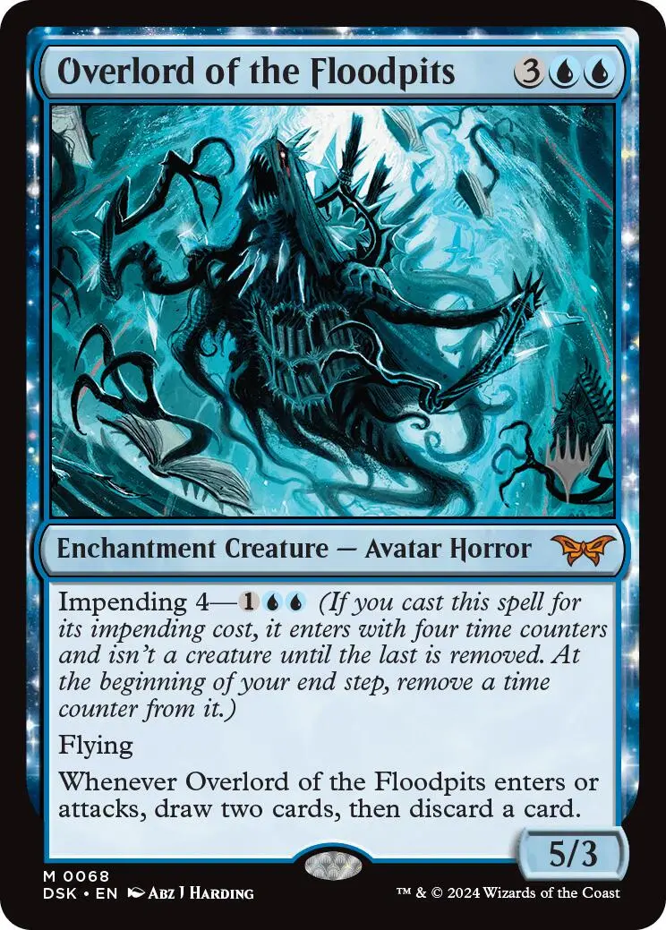 Overlord Of The Floodpits (Promo Pack) [Duskmourn: House Of Horror Promos] 1