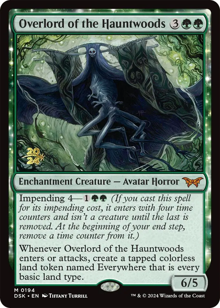 Overlord Of The Hauntwoods [Duskmourn: House Of Horror Prerelease Promos] 1