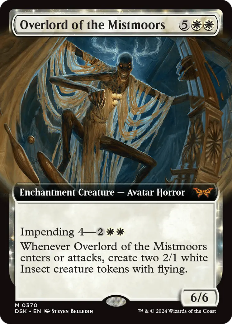 Overlord Of The Mistmoors (Extended Art) [Duskmourn: House Of Horror] 1