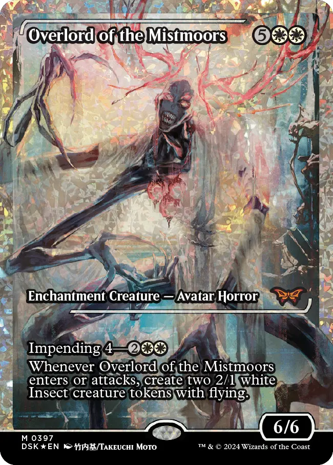 Overlord Of The Mistmoors (Japan Showcase Fracture Foil) [Duskmourn: House Of Horror] 1