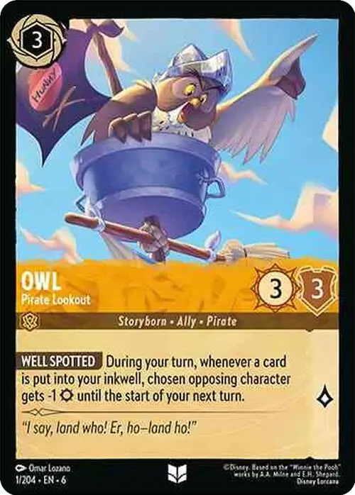 Owl - Pirate Lookout (1/204) [Azurite Sea] 1