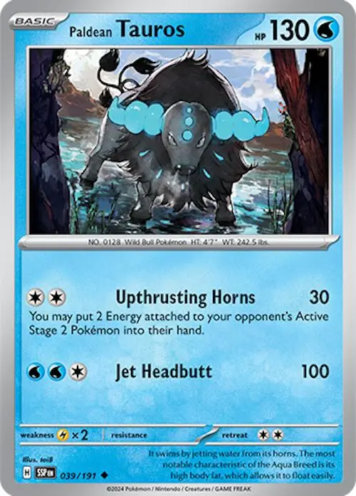 Paldean Tauros (039/191) [Scarlet & Violet: Surging Sparks] 1
