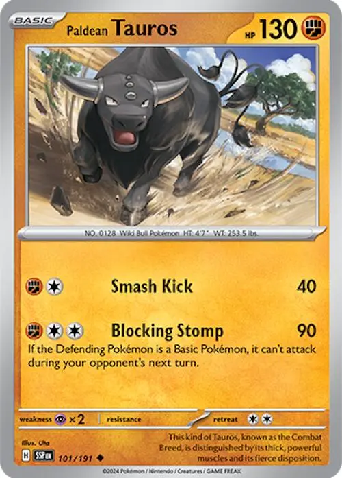 Paldean Tauros (101/191) [Scarlet & Violet: Surging Sparks] 1