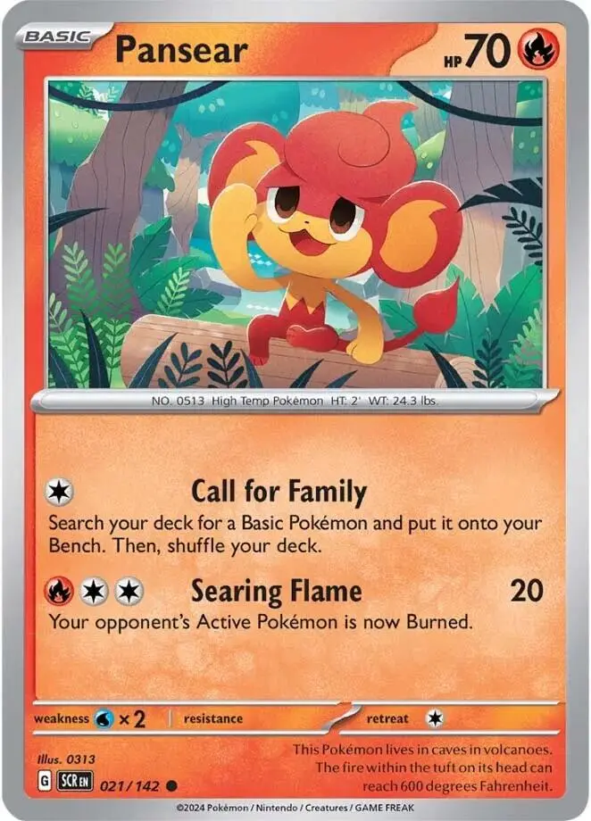 Pansear (021/142) [Scarlet & Violet: Stellar Crown] 1