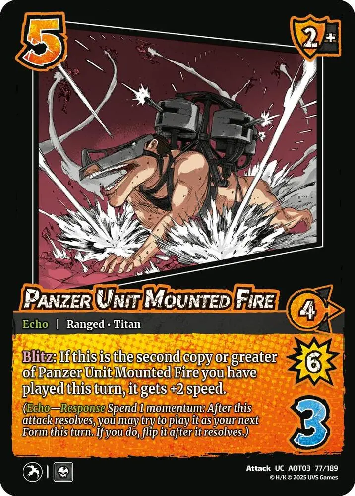 Panzer Unit Mounted Fire 1