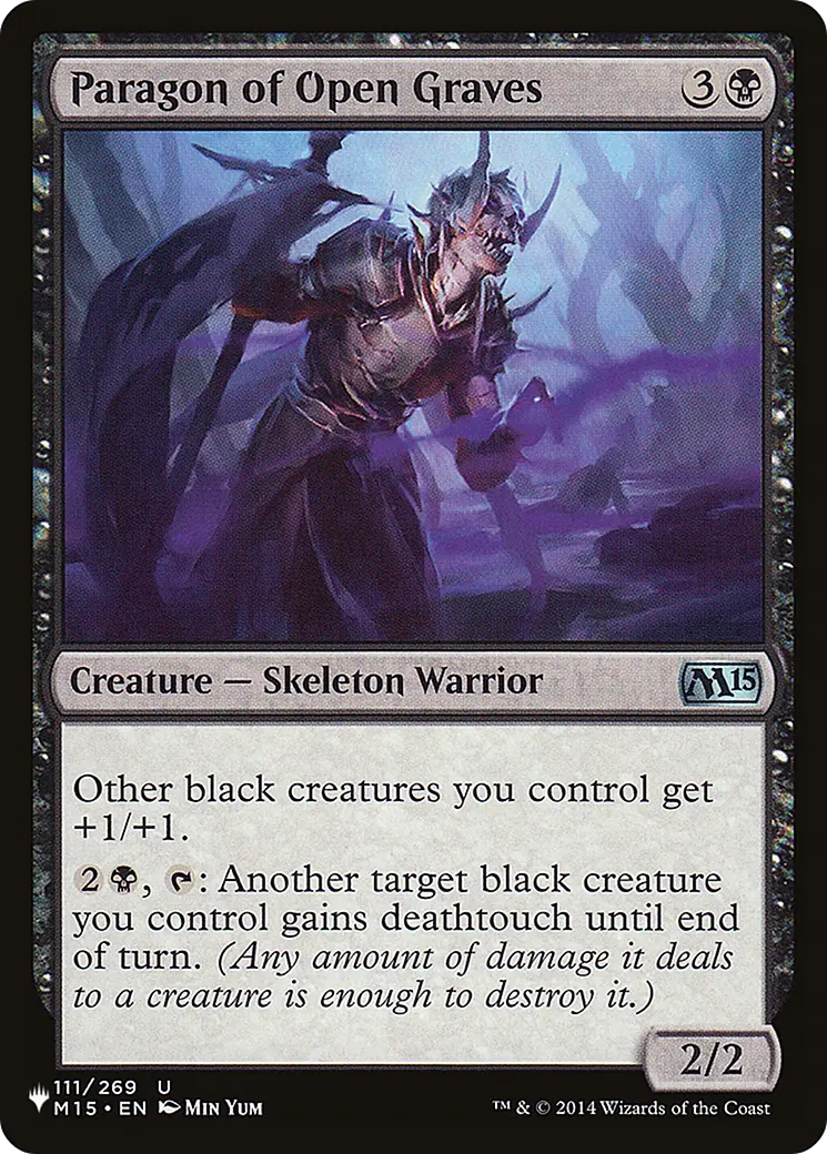 Paragon Of Open Graves [The List] 1