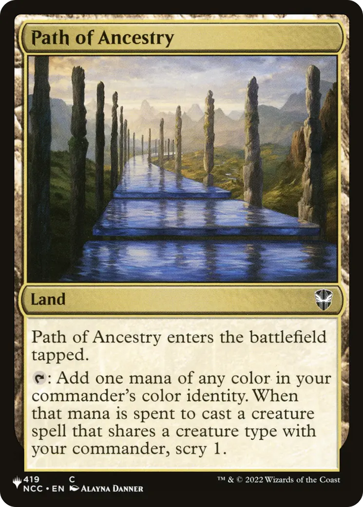 Path Of Ancestry (Ncc) [The List] 1