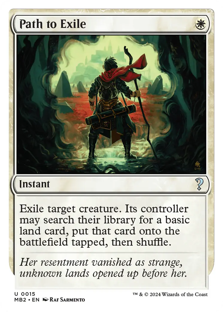 Path To Exile (White Border) [Mystery Booster 2] 1
