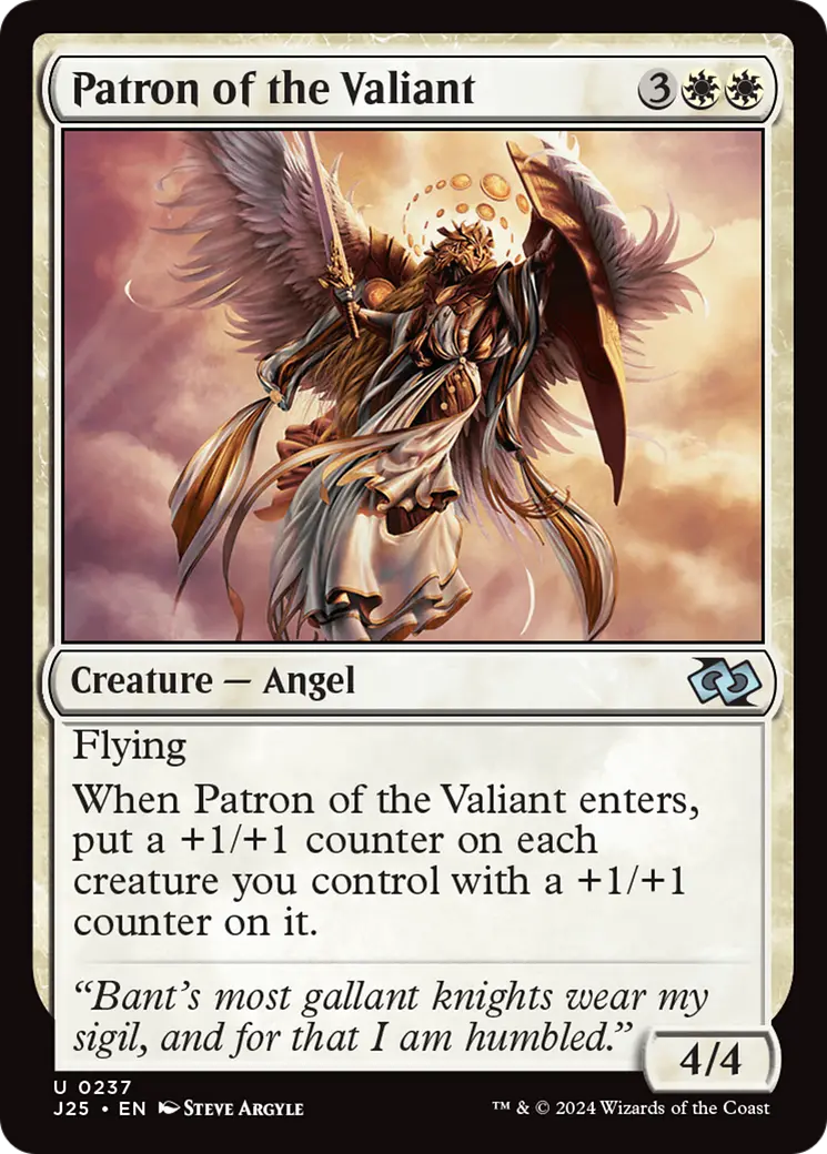 Patron Of The Valiant [Foundations Jumpstart] 1