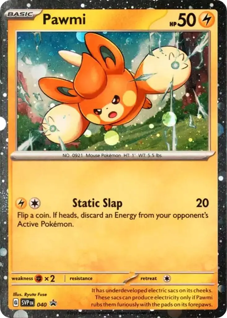 Pawmi (040) (Cosmos Holo) [Scarlet & Violet: Black Star Promos] 1