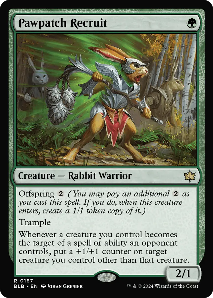 Pawpatch Recruit [Bloomburrow] 1