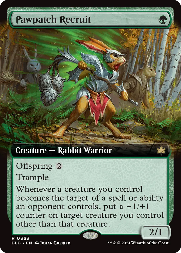 Pawpatch Recruit (Extended Art) [Bloomburrow] 1