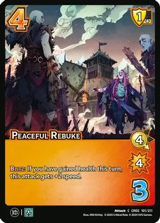 Peaceful Rebuke 1