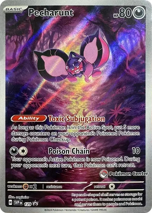 Pecharunt (129) (Pokemon Center Exclusive) [Scarlet & Violet: Black Star Promos] 1